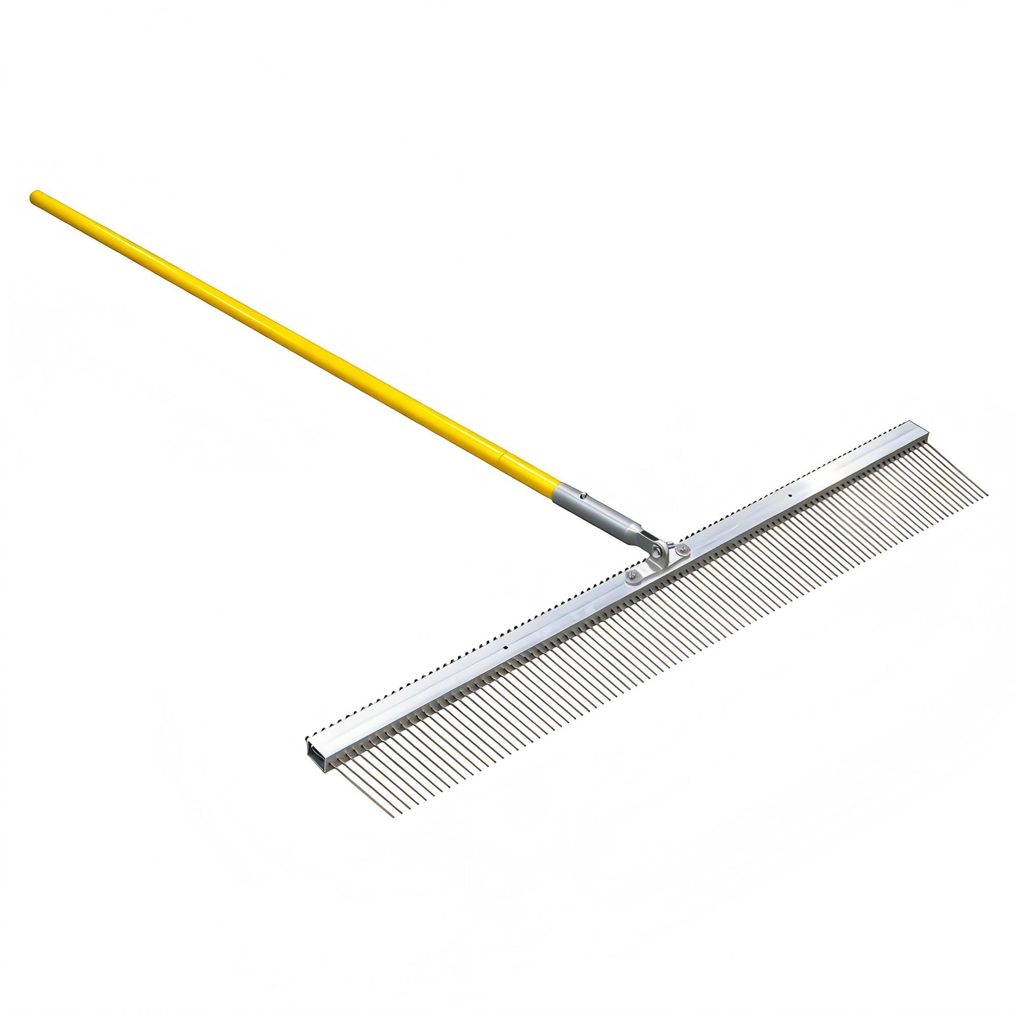 MasTool Flat Wire Texture Broom for Concrete Finishing